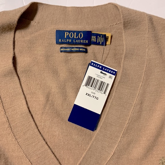 NWT Polo Ralph Lauren Merino Wool Cardigan
Logo on chest men camel size 2XL - Picture 9 of 10